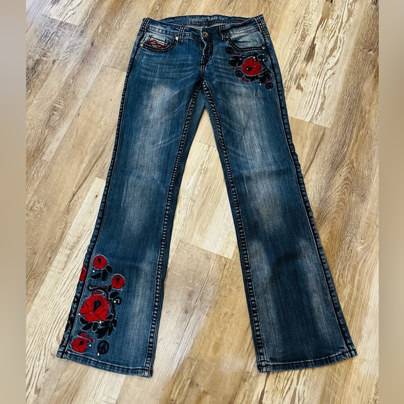 Cowgirl Tuff Wild & Free Jeans 28/33 - Picture 1 of 9